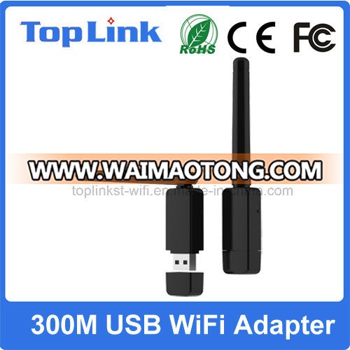 Dual Band 300Mbps USB Plug and Play Stand Alone Wireless LAN Adapter for Smart Home Remote Control Device