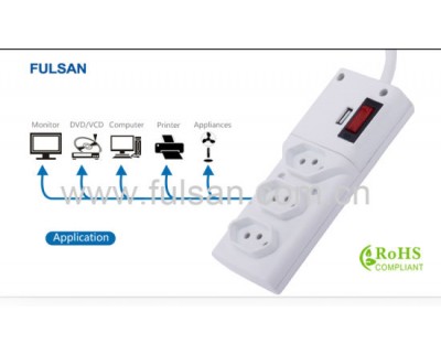 High Quality USB Power Strip for Brazil