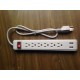 6 Way Vertical Outlets Power Strip with 2 USB Port