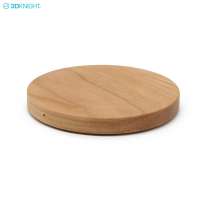 Natural Wood Design Charging Phone Case For iPhone Wireless Charging QI