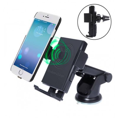 Mobile/Cell Phone Mounts Holder Vehicle Auto Car Qi Wireless Charging Transmitter Charger for Standard Cell Phone Receiver