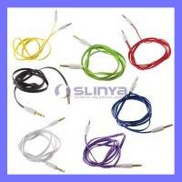 3.5mm M to M DC Aux Entension Flat Car Aux Audio Cable for iPod, iPhone, MP5 Mobile Cell Phone